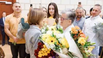 (ФОТО) Майя Санду встретилась с диаспорой в Великобритании