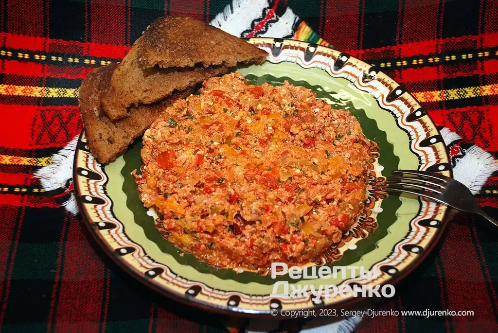 болгарская яичница миш-маш