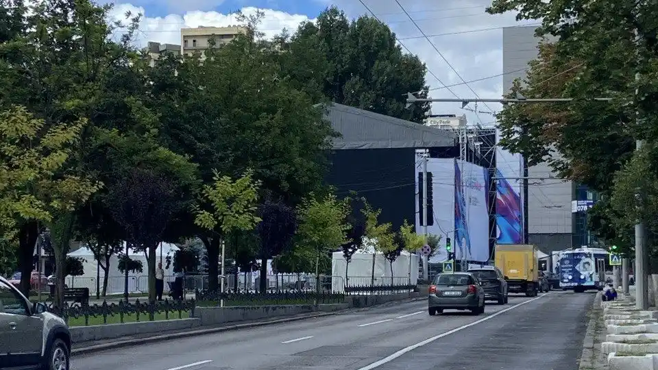 В центре Кишинёва на три дня ограничили движение из-за фестиваля мэрии