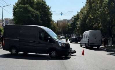 в Кишинёве мотоциклист погиб при столкновении с микроавтобусом Ford