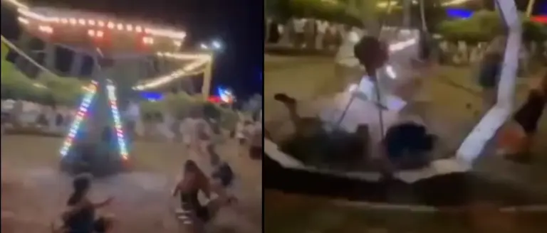 В Яловенском районе обрушилась карусель