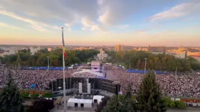 Концерт ко Дню независимости в Кишинёве