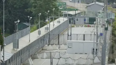 Эстония устанавливает заграждение на границе с Россией
