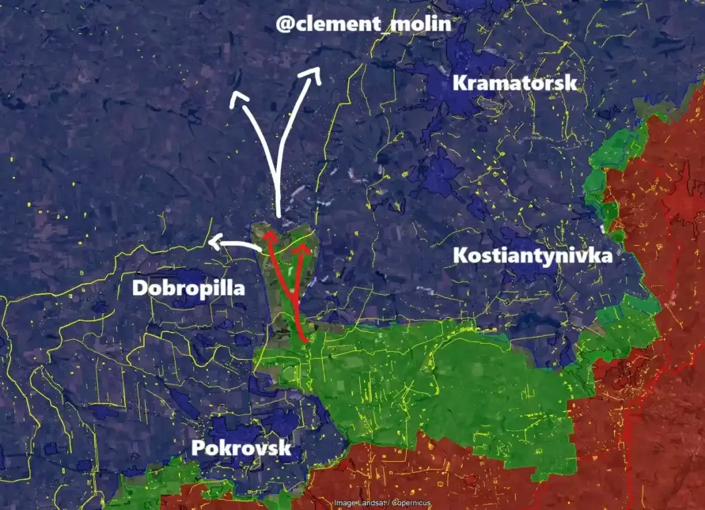 карта боевых действий н донбассе