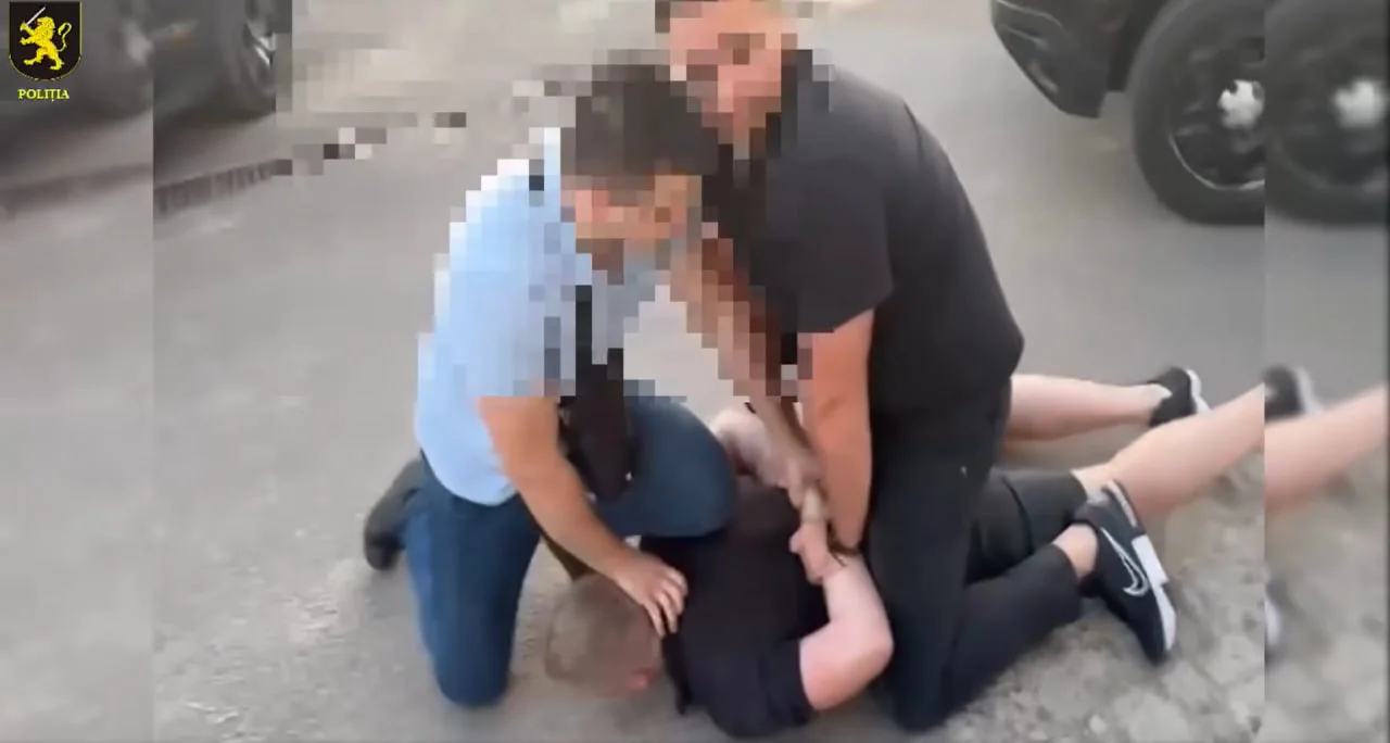 задержание подозреваемого в мошенничестве в кишинёве