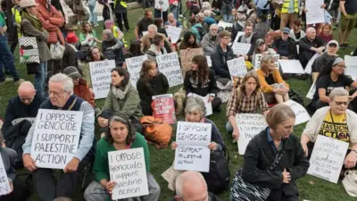 Протест в поддержку Palestine Action в Лондоне