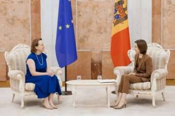 Майя Санду приняла верительные грамоты от 8 новых послов, в том числе главы делегации ЕС Ивоны Пёрко