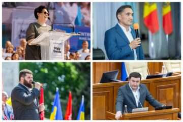 Гагаузы в парламенте Молдовы - коллаж