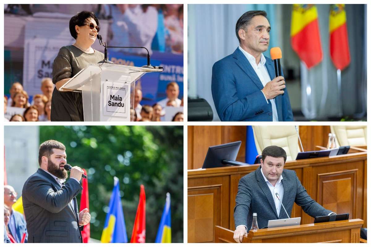 Гагаузы в парламенте Молдовы - коллаж