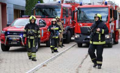 В Кишиневе произошел пожар в пустующем здании рядом с лицеем «Аристотель»