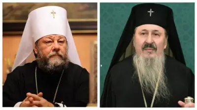 Митрополит Владимир Молдавской митрополии и митрополит Петру Бессарабской митрополии
