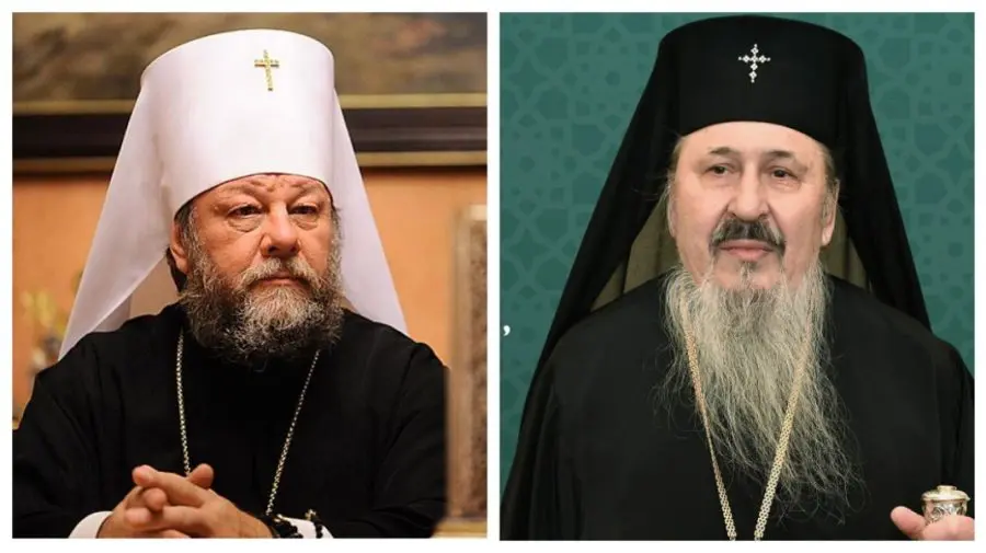 Митрополит Владимир Молдавской митрополии и митрополит Петру Бессарабской митрополии