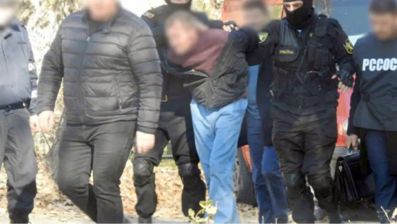 задержанный наркоторговец в Молдове