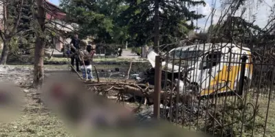 Удар по посёлку Яровая в Донецкой области