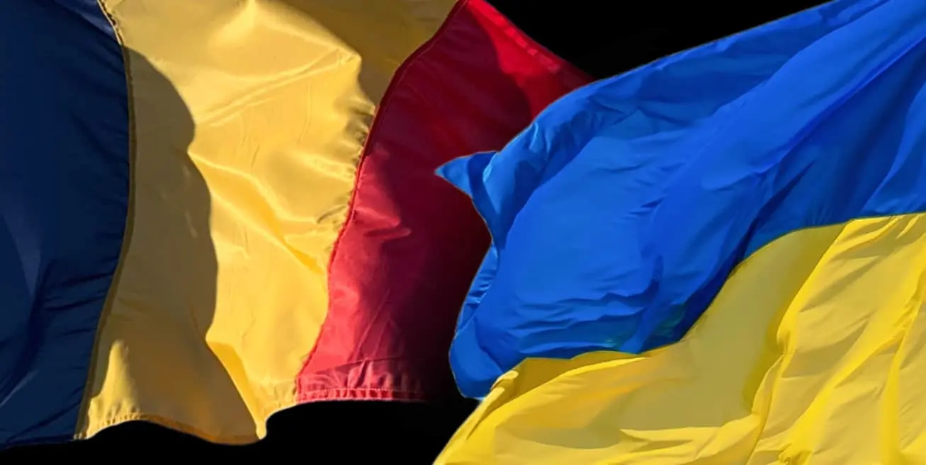 флаги румынии и украины