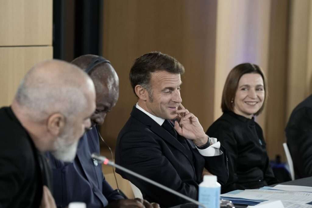 Президент Молдовы Майя Санду в среду, 29 октября, на Парижском форуме мира.