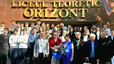 Участники Олимпийских игр провели урок в лицее в Чадыр-Лунге