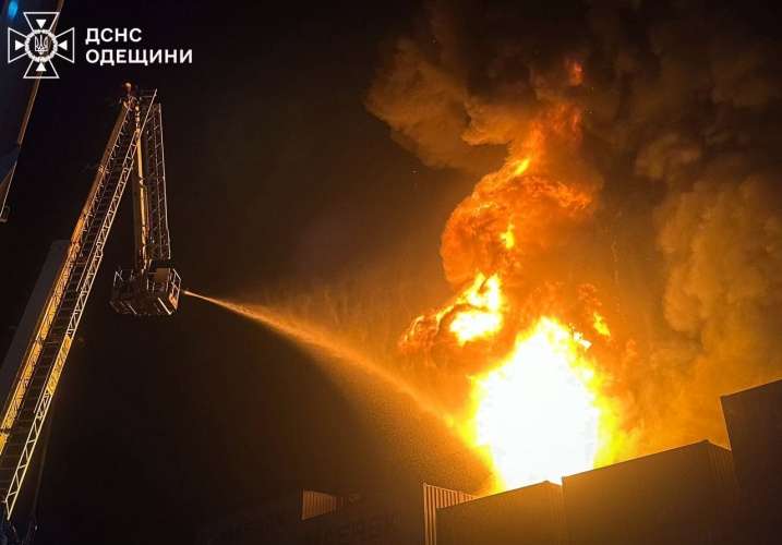 Массированная атака дронов по Одессе 9 октября 2025 года