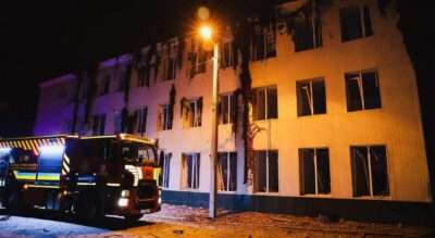 В Харькове авиабомба попала на территорию больницы в Салтовском районе