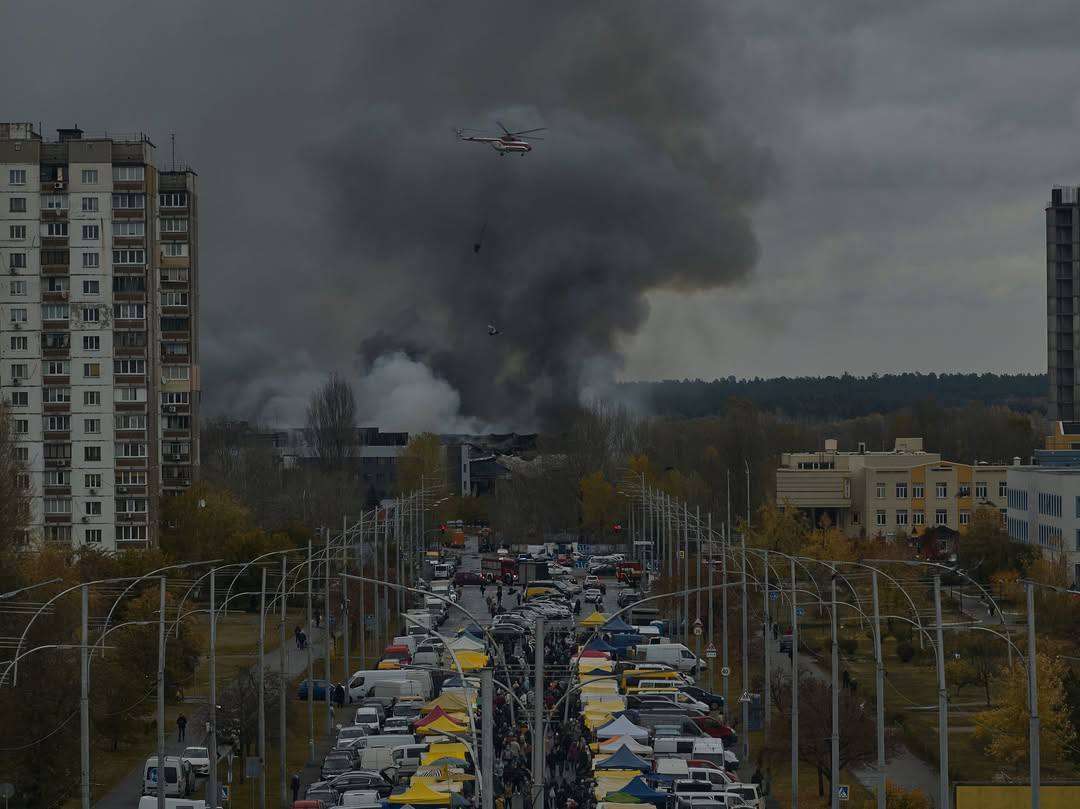 Сильные взрывы произошли в Киеве.