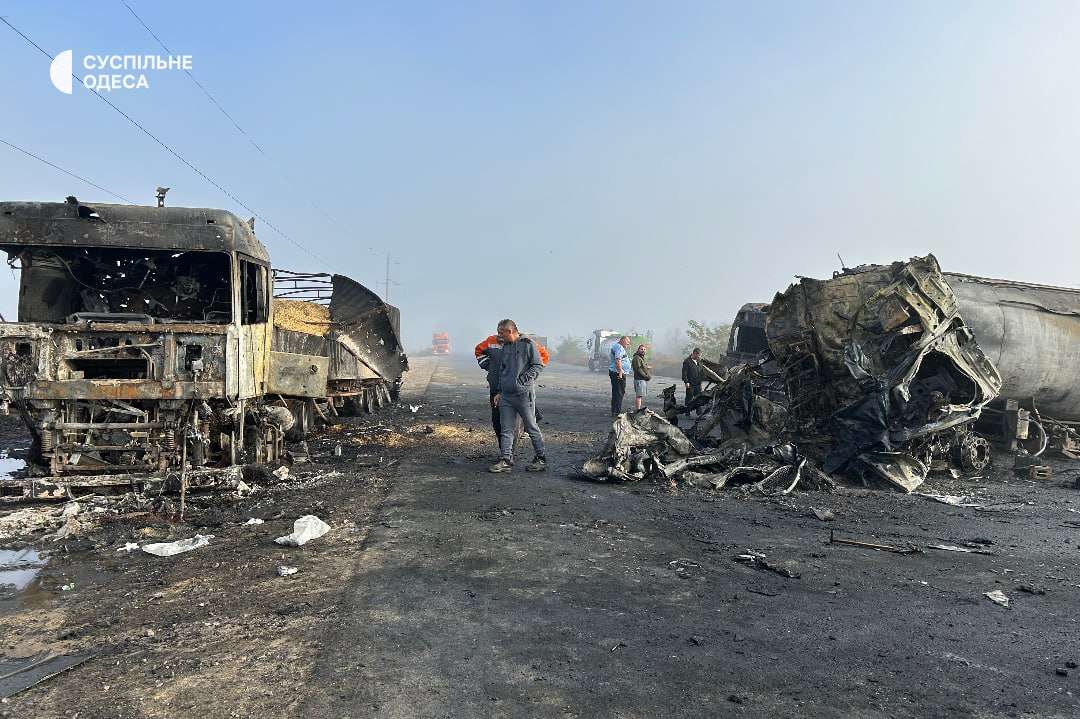 Последствия удара по Одесской области в ночь на 2 ноября.