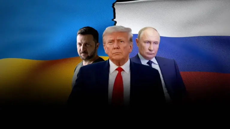 Зеленский, Трамп, Путин