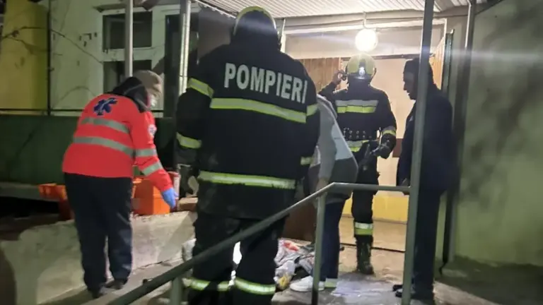 Пожар в доме престарелых в Кочиерах