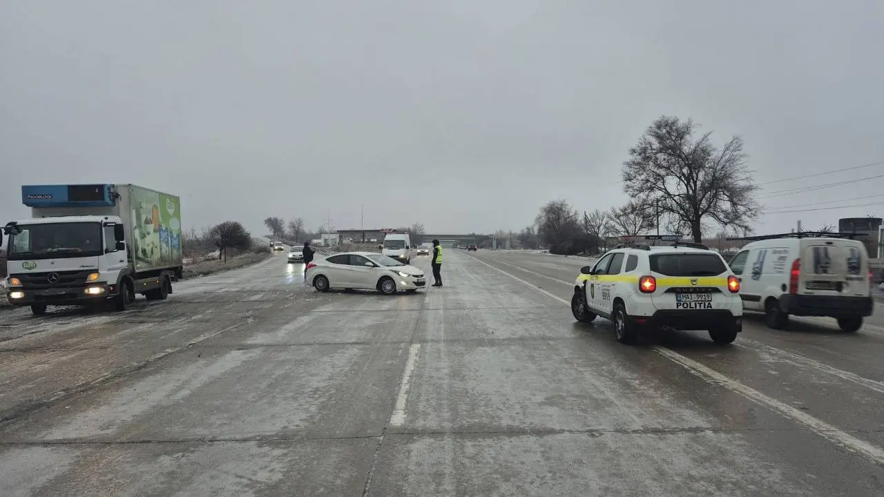гололёд в Молдове