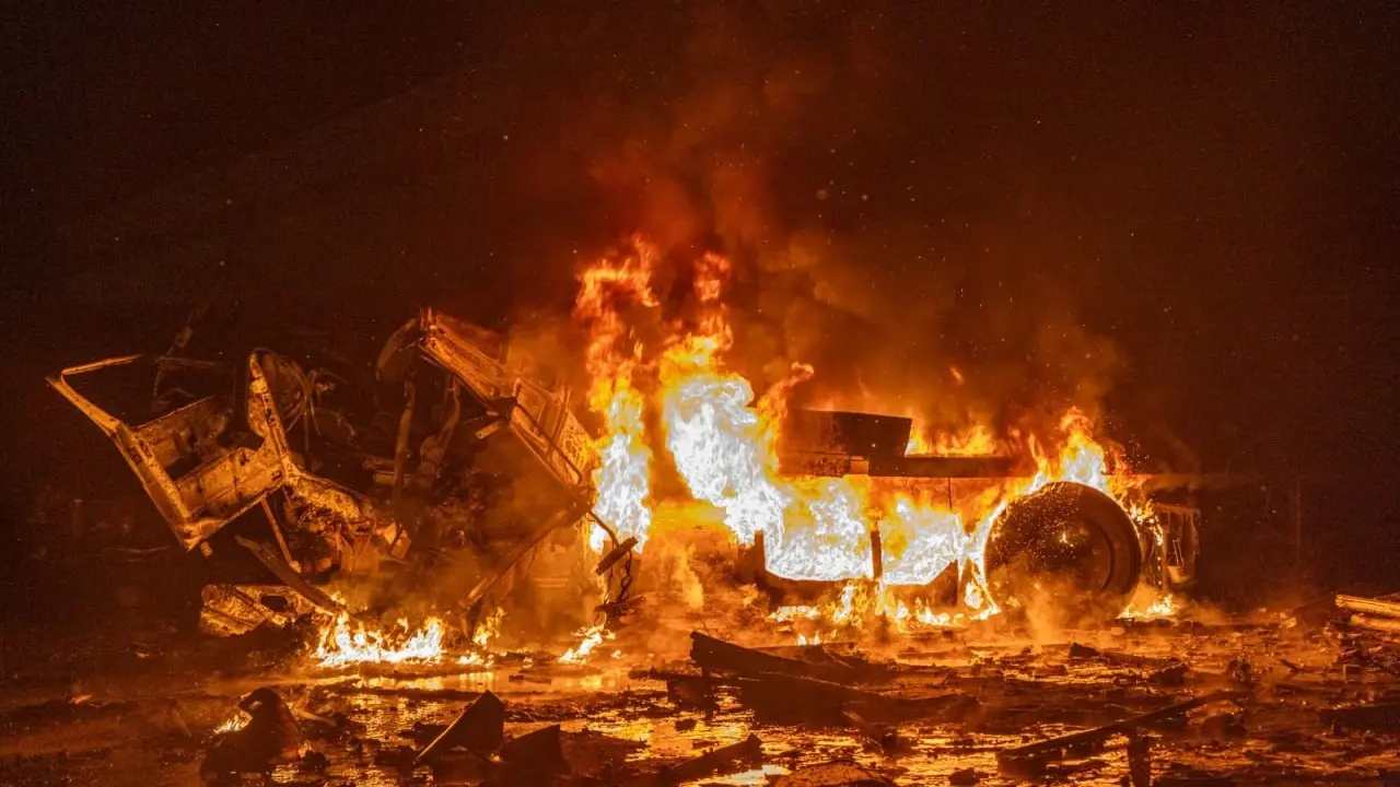 Удар по Харьковской области, 13 января