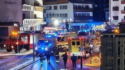 На горнолыжном курорте в Швейцарии вспыхнул пожар: десятки погибших и сотня пострадавших