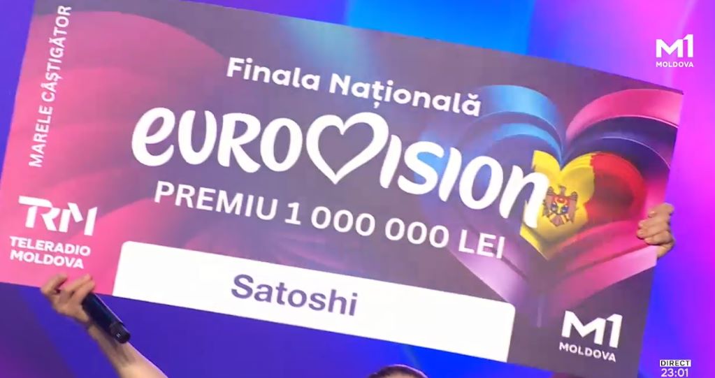 Победитель национального отбора получил от компании Teleradio-Moldova 1 млн леев — на подготовку к Евровидению-2026.