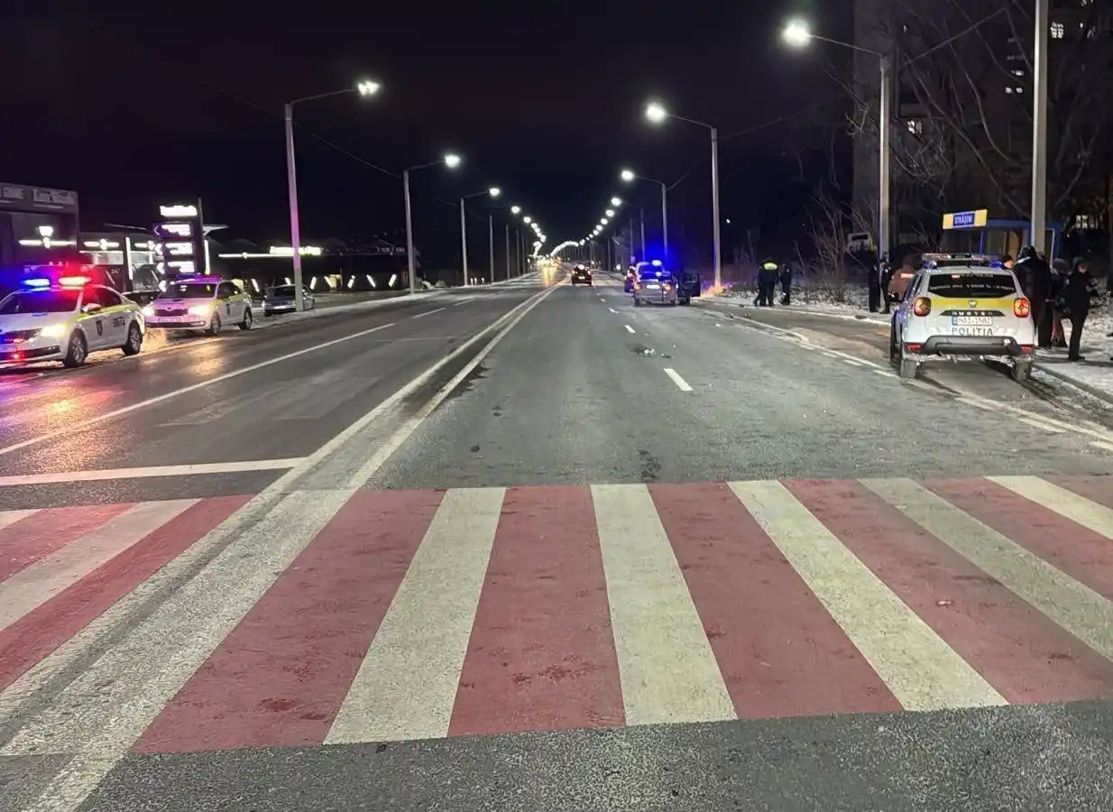 В Страшенском районе машина сбила двух детей на пешеходном переходе