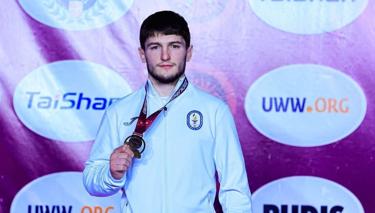 Виталий Еременко стал чемпионом Европы по греко-римской борьбе U-23