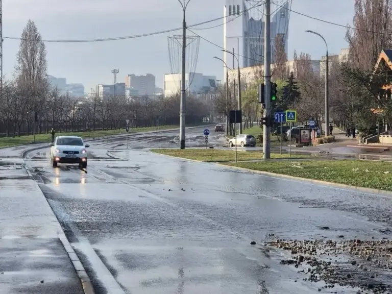 прорыв водопровода в Кишиневе