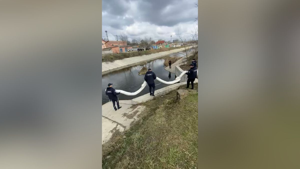 В Кишинёве локализовали загрязнение реки Бык