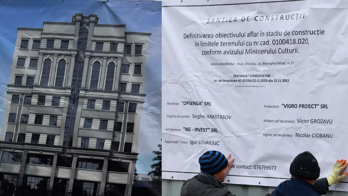 Скандал разгорается из-за строительства многоэтажного дома в центре Кишинёва — начало работ, на которые, по-видимому, нет разрешений, заметили всего несколько дней назад. Компания-застройщик остановилась.