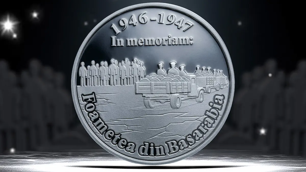 В Молдове выпустили памятную монету о жертвах голода 1946-1947 годов