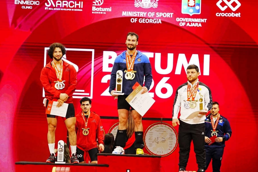 Штангист Марин Робу стал чемпионом Европы по тяжёлой атлетике