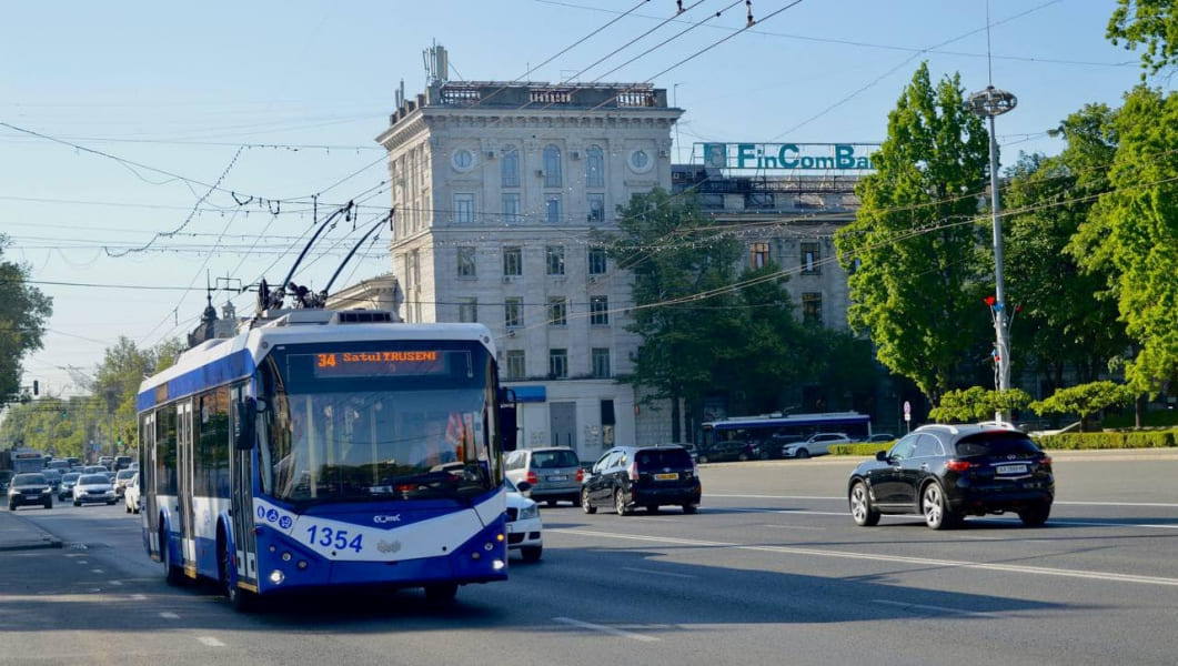 В центре Кишинева закроют несколько улиц: как изменится движение транспорта 30 и 31 мая