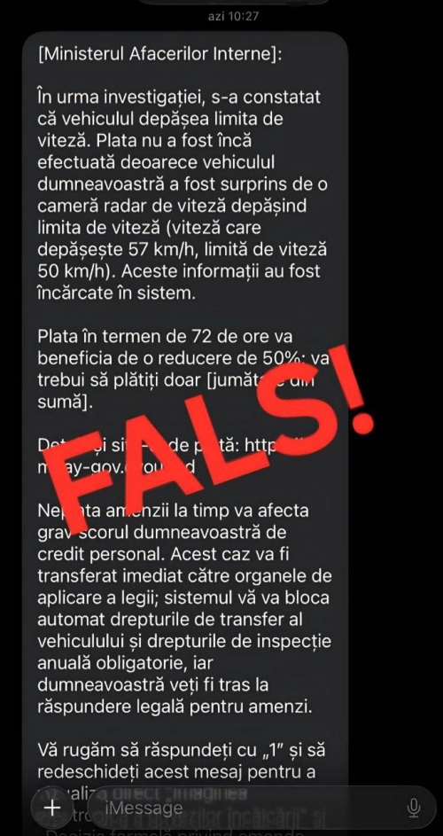 В Молдове появилась новая схема мошенничества с «дорожными штрафами»