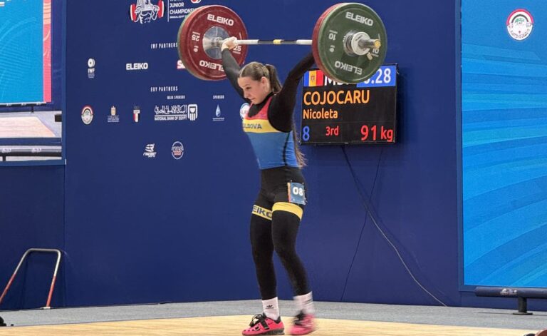 Молдавская тяжелоатлетка установила мировой рекорд на чемпионате мира для юниоров