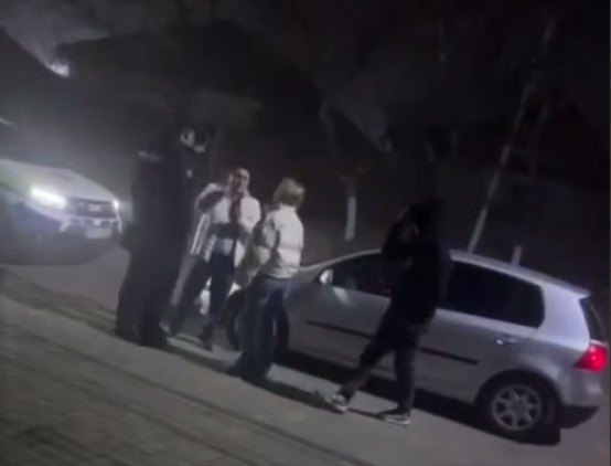 Скандал с полицейским в Комрате
