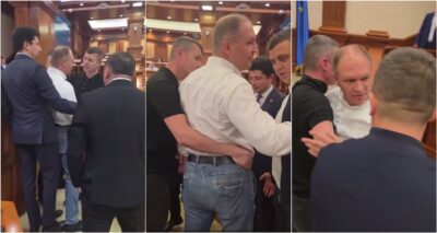 Скандал в Парламенте: Иона Чебана силой вывели из зала после попытки прорваться к трибуне