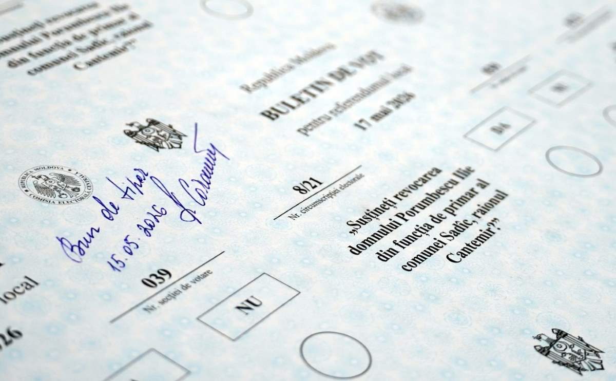 На местных выборах и референдумах, которые пройдут в Молдове в воскресенье, 17 мая, Центральная избирательная комиссия вводит новое правило для голосования на участках.