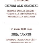 Лица памяти: в Комрате откроется выставка о сталинских депортациях 1941 года