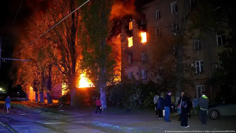 Российские дроны атаковали жилые многоэтажки в Одессе и Харькове