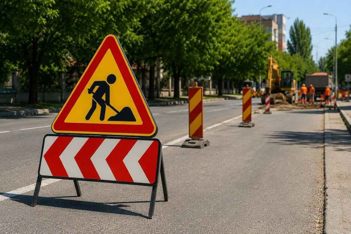 В Кишиневе в понедельник перекроют несколько улиц из-за ремонта: где ограничат движение