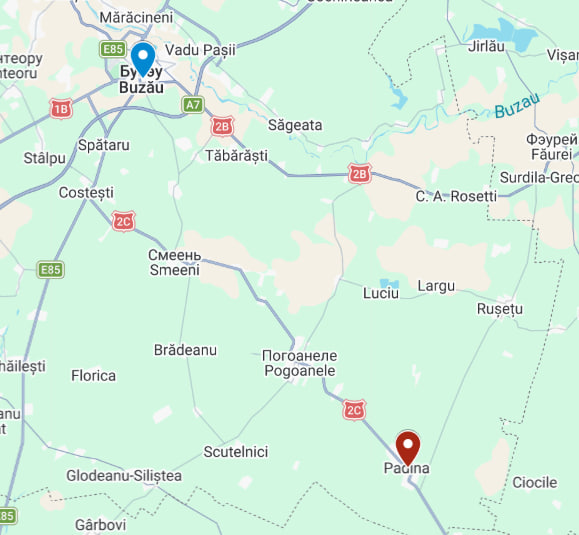 место сбития дрона