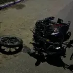 В Шолданештском районе мотоциклистка без водительских прав врезалась в забор и попала в больницу