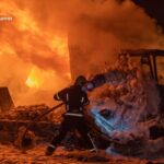 Российский беспилотник ударил по терминалу «Новой почты» в Сумах